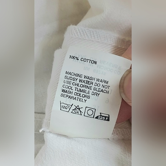 NWT Vintage 90's Jordache Original 5 Pocket Classic Fit White Mom Jeans Size 14 - Picture 5 of 12